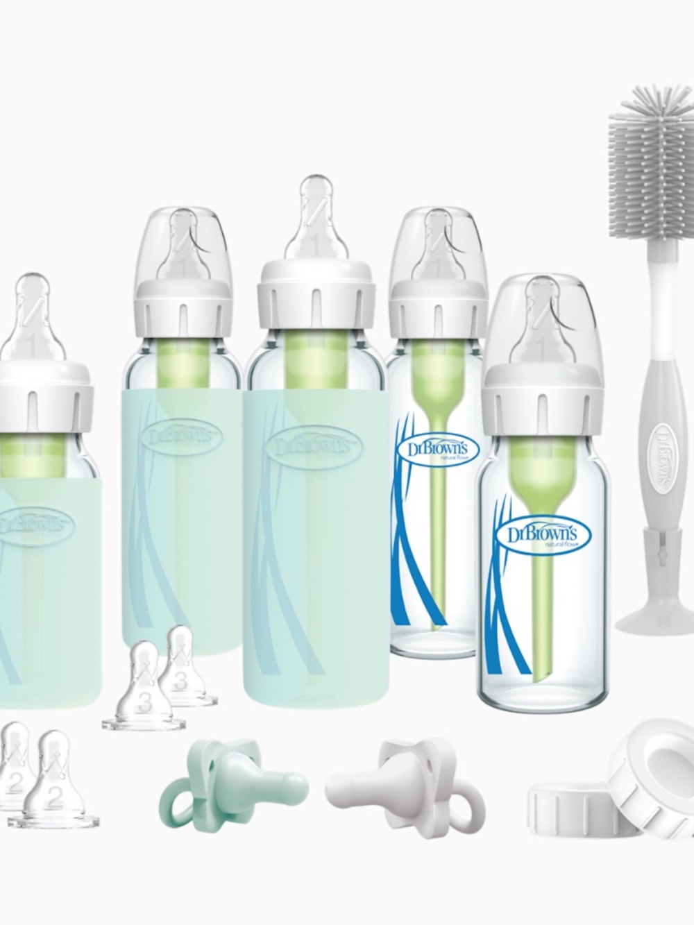 NWT Dr. Brown’s Glass Baby Bottle Starter Gift Set